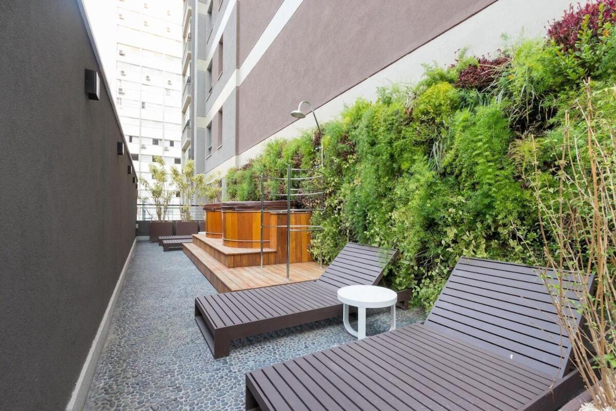 סאו פאולו Studio 31 M2 Com Terraco Parque Ibirapuera Itaim Bibi מראה חיצוני תמונה